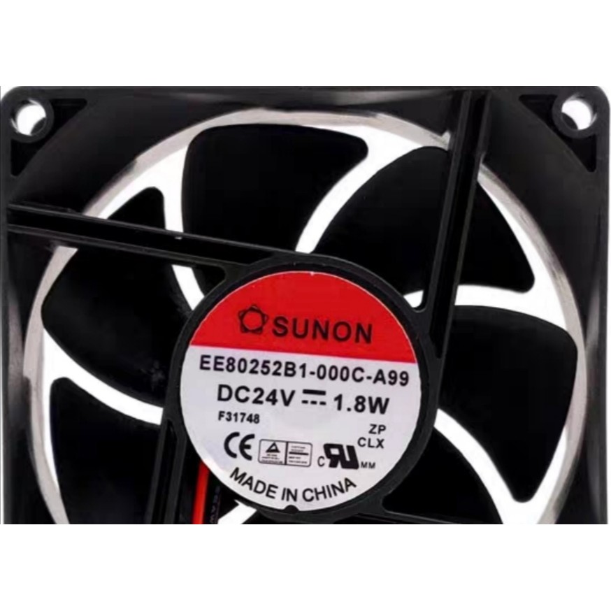 SUNON Jianzhun EE80252B1-000C-A99 8 ซม. ซม. 24V 1.8W พัดลมอินเวอร์เตอร์