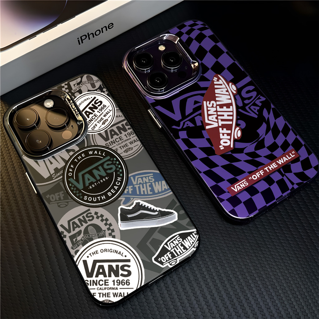 ฮิปสเตอร์ เคสสําหรับiphone 15 Pro Max 16 14 XR 13 11 12 Pro Max 8 7 6 6S Plus X Xs Max Se 2020 13 12 11 แฟชั่นชุบโลหะCool Creativeแบรนด์อินเทรนด์เคสซิลิโคนอ่อนนุ่ม