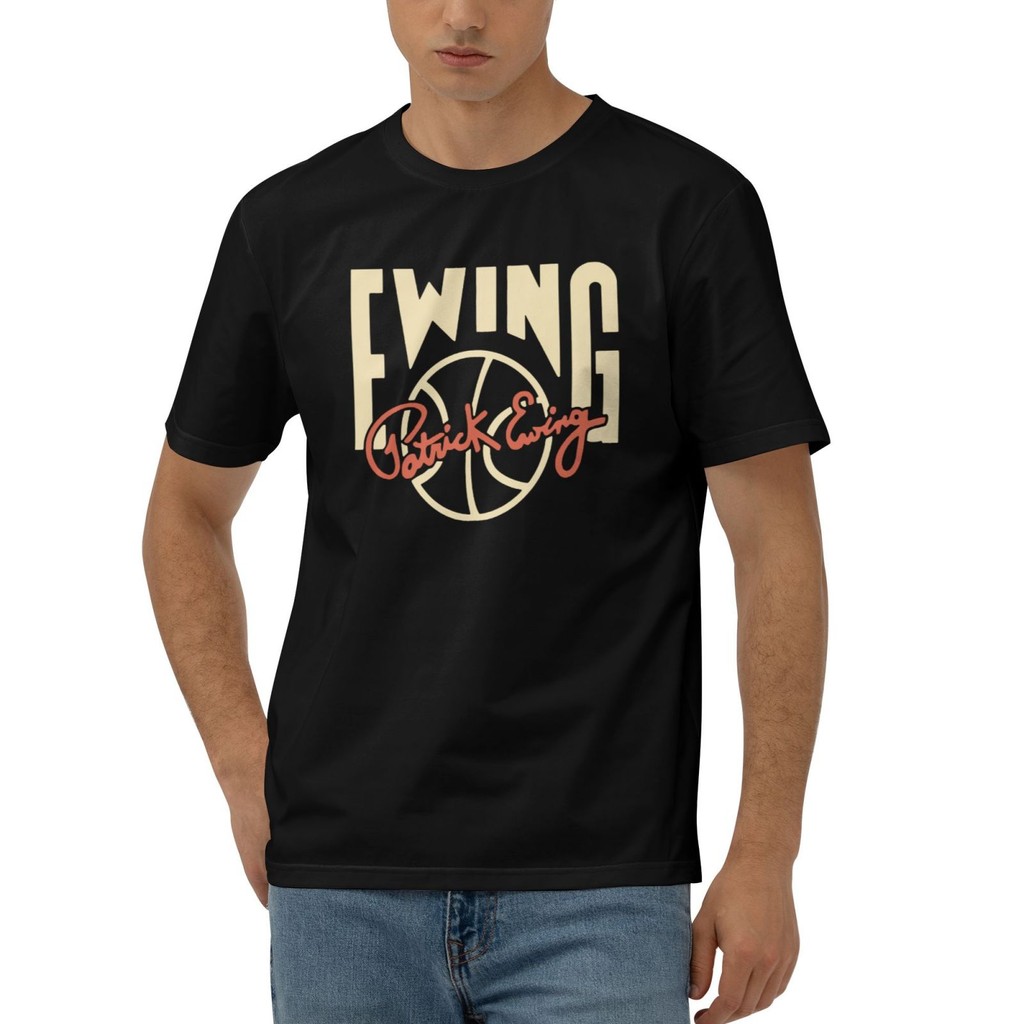 เสื้อยืดพิมพ์ลายแฟชั่น Patrick Ewing Athletics