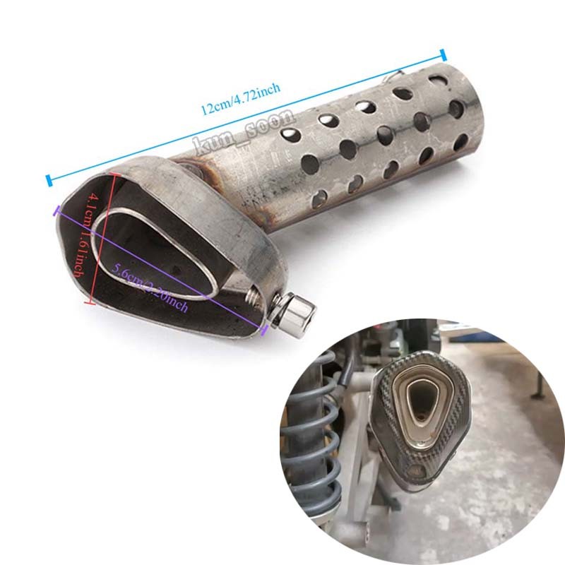 Silencer สําหรับหกเหลี่ยมท่อไอเสียท่อ DB Killer Silencer ปรับเสียงท่อไอเสียรถจักรยานยนต์เสียงลด