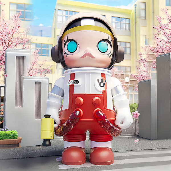 Popmart POPMART MEGA Collection SPACE MOLLY Maruko Joint Cherry Figure 400%