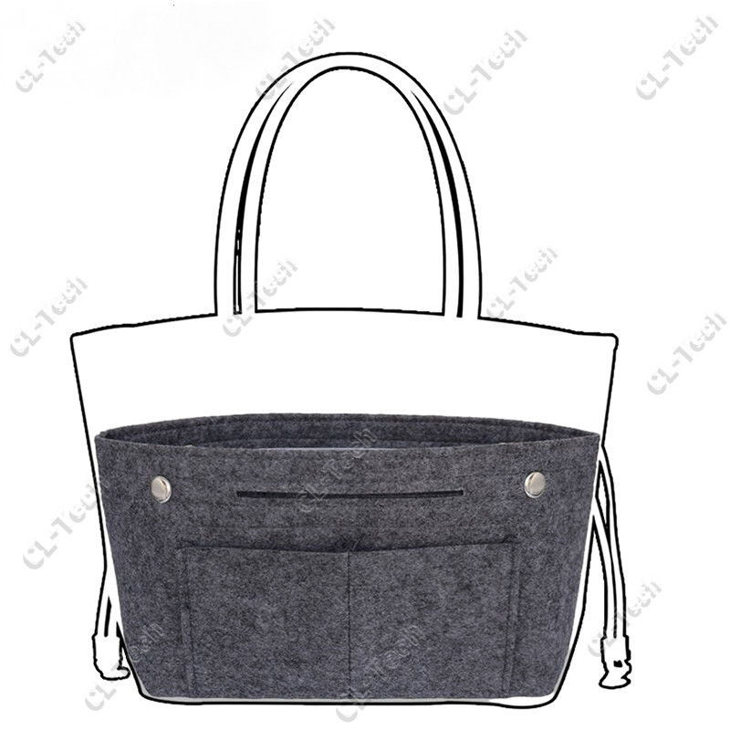 Felt Bag Organizer สำหรับ Longchamp MTote กระเป๋าจัดระเบียบกระเป๋าใส่กระเป๋าถือที่เก็บเครื่องสำอางกระเป๋าซับในรองรับ Sha