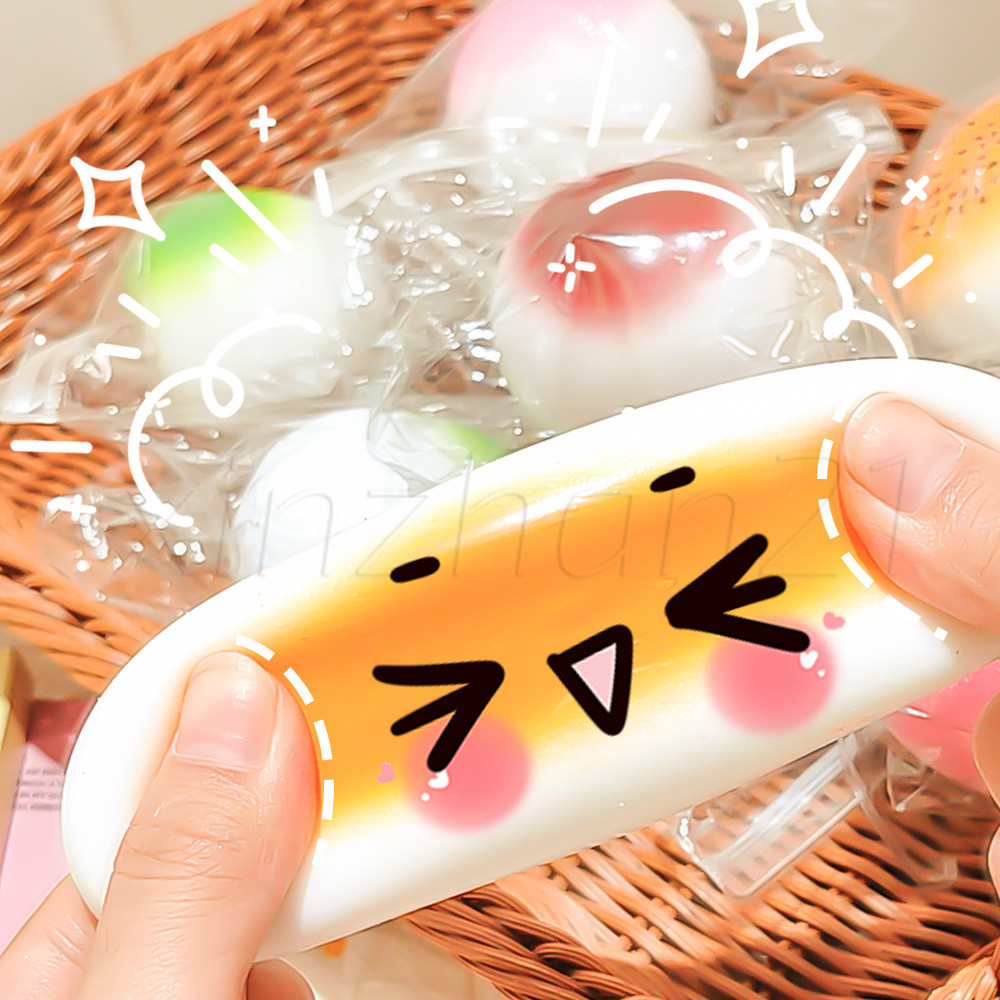 อาหารเทียม Squishy Doughnut - Super-Soft Slow Rebound Bread Pinch Squeeze ของเล่น - เด็กของขวัญวันเกิด - Creative Mini Slow Rising ของเล่น