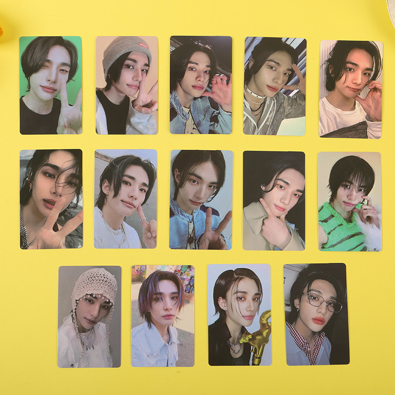 7-14 ชิ้น STRAY KIDS ATE อัลบั้ม Lomo การ์ด ODINARY GO LIFE Photocards YUNJIN BANGCHAN LEE KNOW CHAN