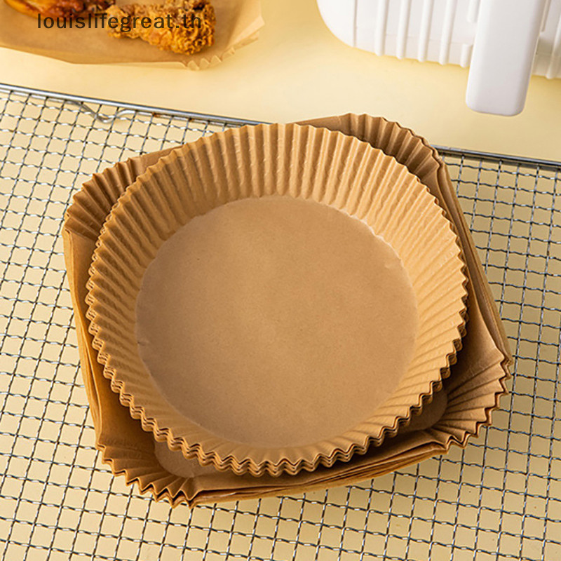 Louislifegreat Kitchen Air Fryer Paper Bake กระดาษดูดซับน้ํามัน Air Fryer Accesories Disposabl ใหม่
