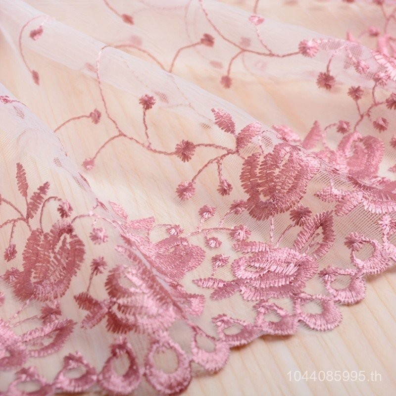 แนะนำ ผ้าม่าน 1หลาของลูกไม้ตาข่ายปักกระโปรงมิ้มเสื้อผ้าขอบเตียงอุปกรณ์ทํามือผ้าม่านลูกไม้,กว้าง25ซม.อุปกรณ์เย็บผ้าอุปกรณ์เส ราคาพิเศษ มีเก็บเงินปลายทาง