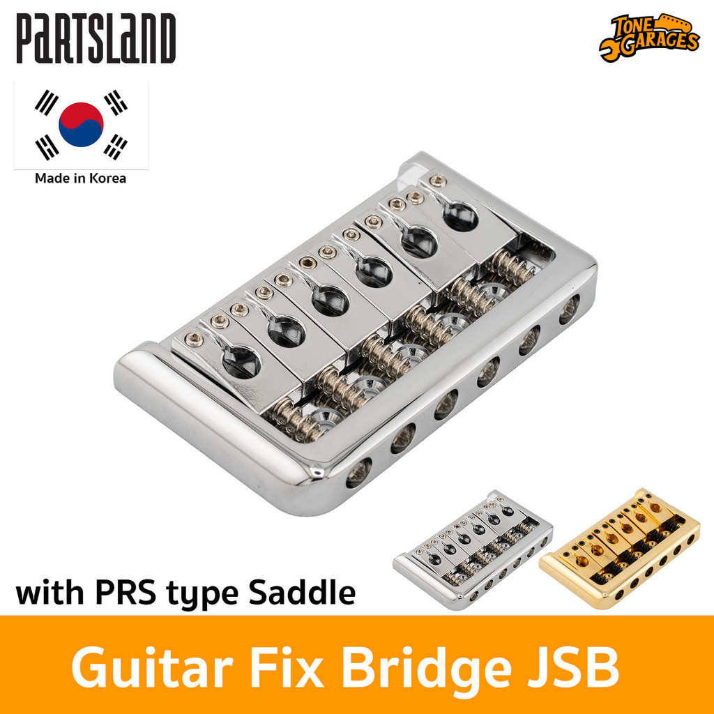 Partsland JSB Thick Block Hard Tail Bridge หย่องกีต้าร์ Made in Korea