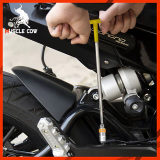 MUSCLE COW ลูกบล็อกสั้น อย่างดี ประแจบล็อก CR-V ขนาด 1/2" (4 หุน) แบบ 6 เหลี่ยม ขนาด 8-32 มม แข็งแรง ทนทาน
