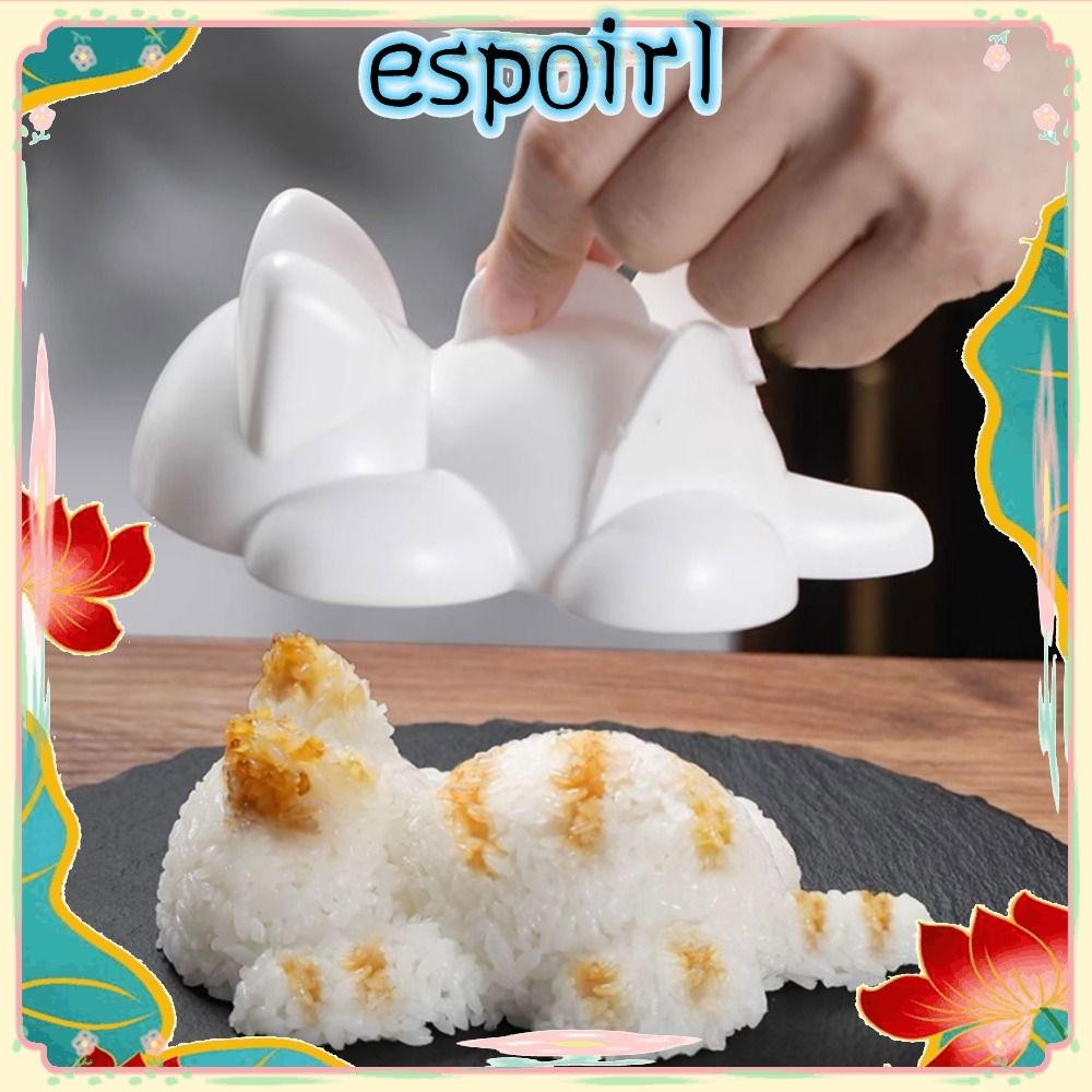 เครื่องมือซูชิ ESPO, ข้าวมันฝรั่งบดฟักทอง Mash แม่พิมพ์รูปสัตว์แมว, อุปกรณ์ครัวสําหรับเด็ก อุปกรณ์อบขนมน่ารัก
