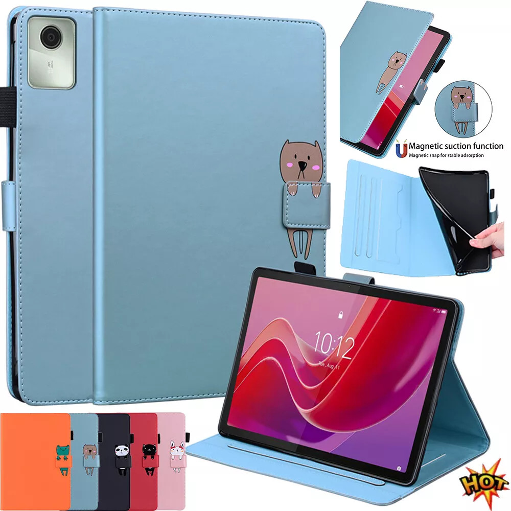 สําหรับ Lenovo Tab M11 TB330FU /Xiaoxin Pad 2024 TB331FC 11 "แท็บเล็ตกันกระแทกหนังพลิกกรณีแม่เหล็ก