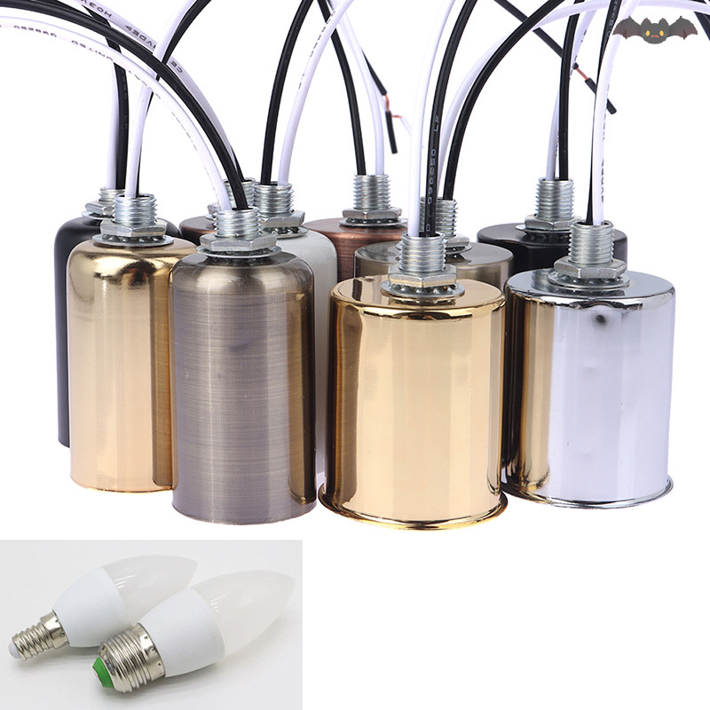 [PE] E27 E14 ฐานไฟสกรูเซรามิก Led Filament ที่วางโคมไฟโคมไฟ Led ในร่ม Part TH