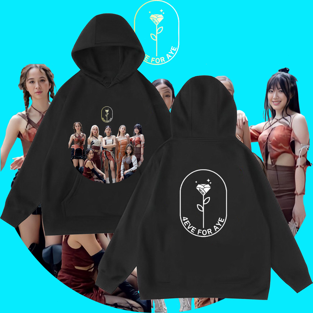 เสื้อ 4EVE อัลบั้ม Cotton พิมพ์ลายกราฟฟิค สไตล์เกาหลี แฟชั่น Unisex ไซซ์ M-3XL