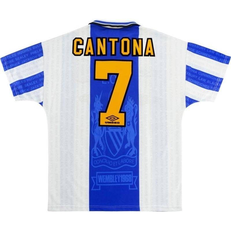 94-96 Mu Home Away 3rd Retro Man Utd เสื้อฟุตบอลโฟกัส BECKHAM #24 แคนโทนา #7
