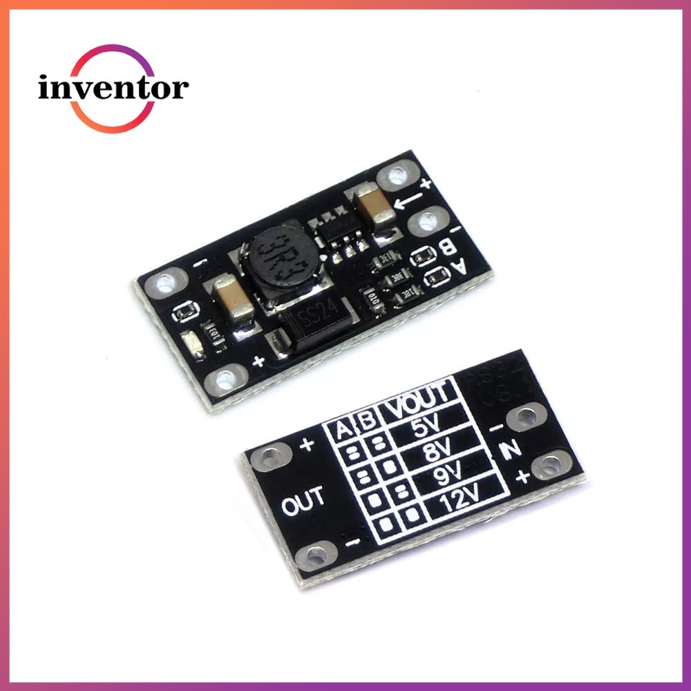 Mini DC-DC Boost Step Up Converter 3V 3.2V 3.3V 3.7V 5V 9V ถึง 12V แรงดันไฟฟ้าโมดูลบอร์ด PCB สามารถชุด 5V/ 8V/ 9V