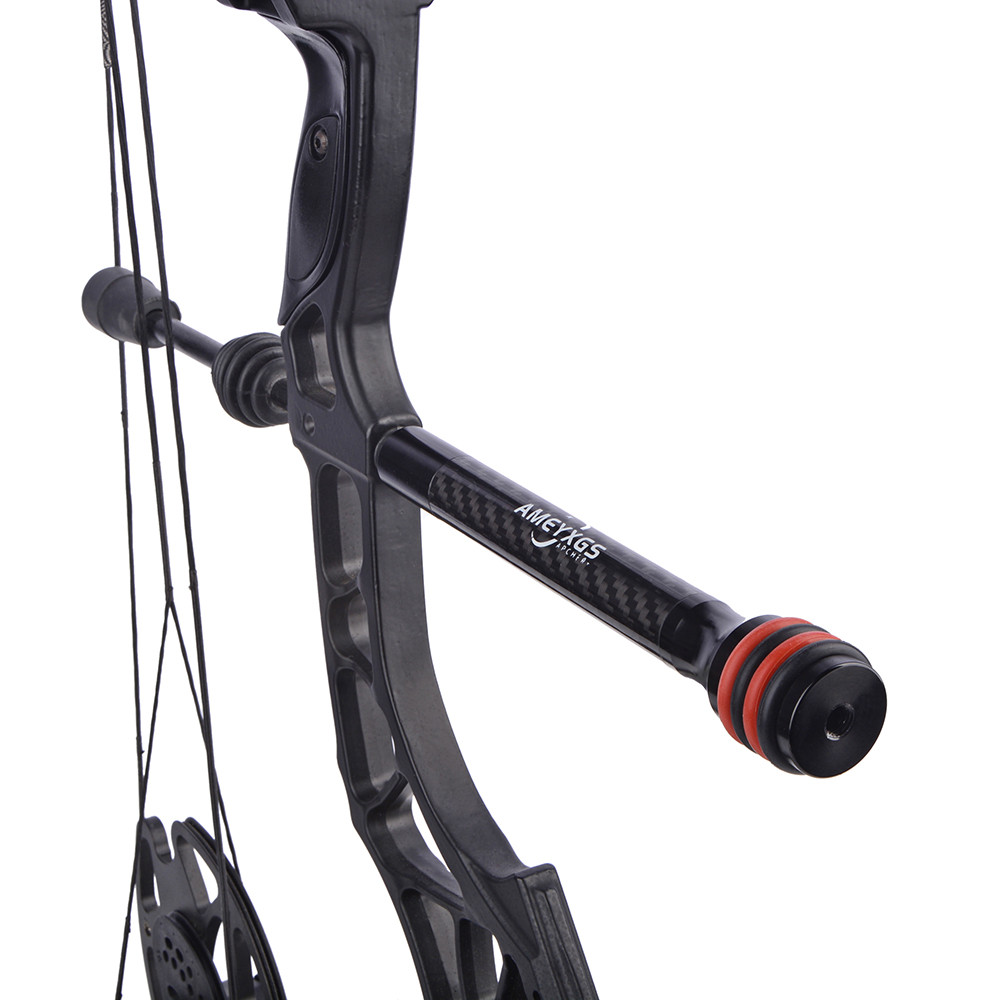 Ameyxgs ยิงธนู Bow Riser Stabilizer ยิงธนูโช้คอัพ Dampener Balance Bar สําหรับ Compound Bow Recurve Bow อุปกรณ์เสริม