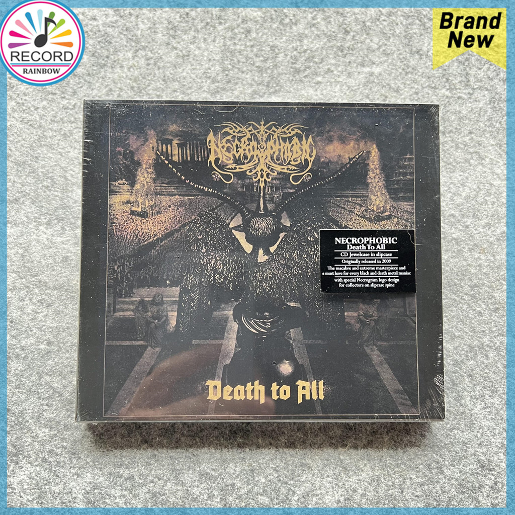 Necrophobic Death To All 2022 Original CD Album [Sealed] Brand New VN IP0345-TH