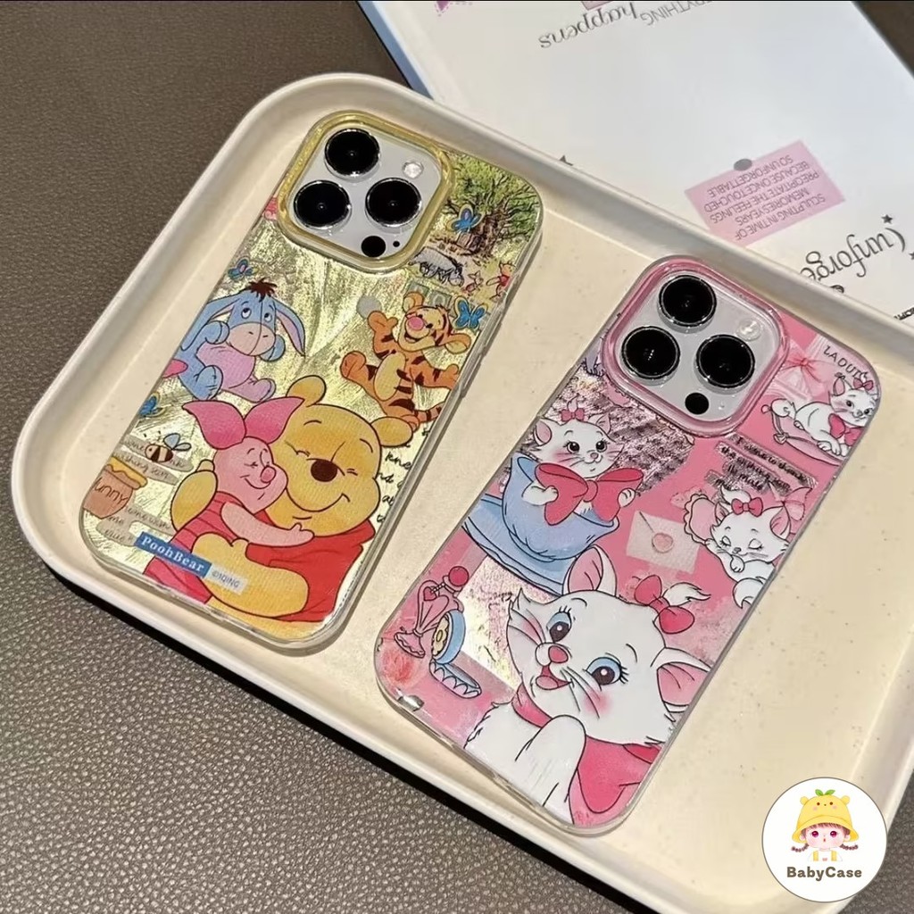 น่ารักพูหมีหมีแมรี่อ่อนนุ่ม เคสiPhone 15 11 13 14 12 Pro Max 7Plus 8 7 Plus XR X XS Max SE 2022 - รูปที่ 3