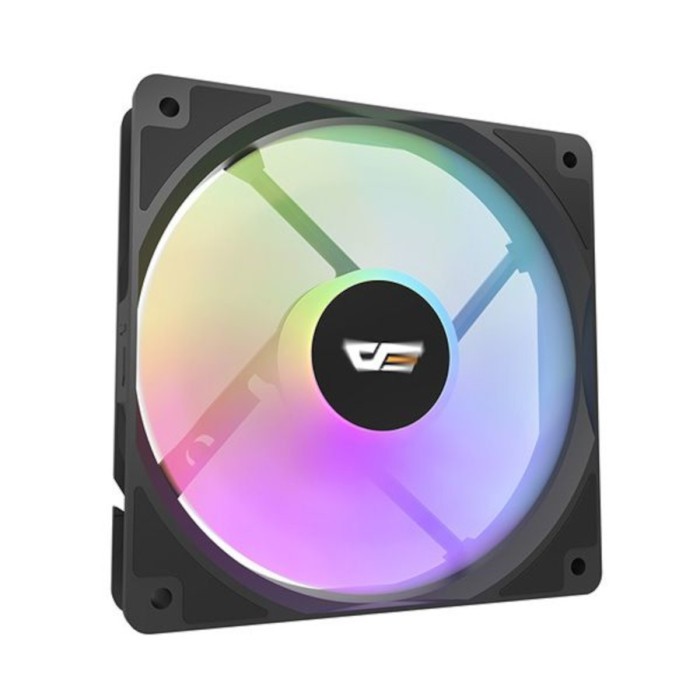 Aigo DarkFlash CL12 Rainbow LED 12cm Fan Case - สีดํา