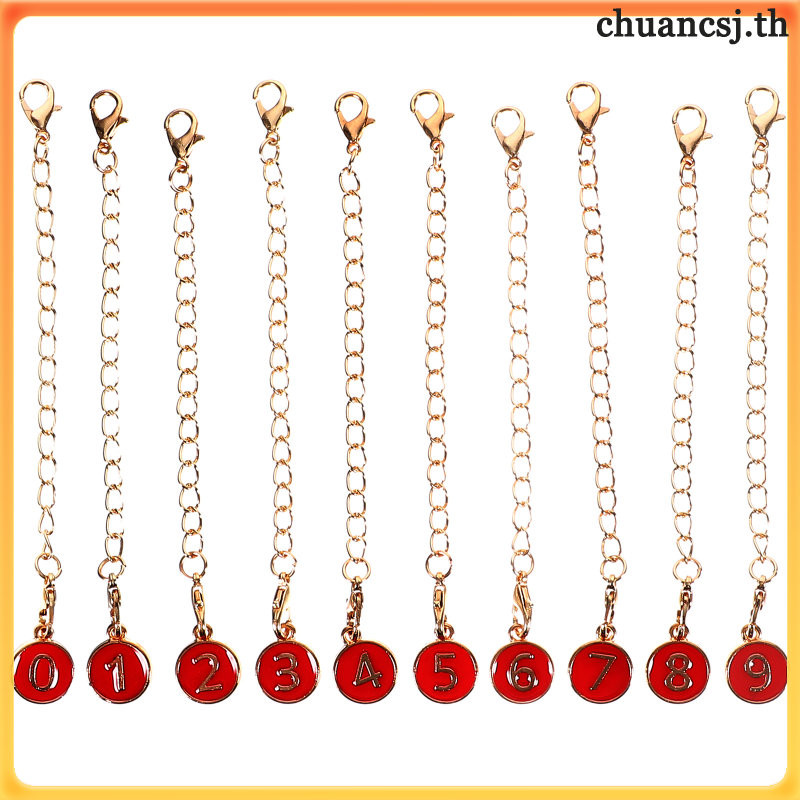 ป้ายของขวัญกุ้งก้ามกรามจี้จํานวน Charms ตัวเลขแท็กแขวนถ้วยโซ่แก้ว Claw หัวเข็มขัด Backpacking ที่ละเ