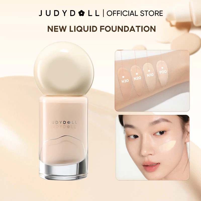 [คําแนะนําในผิวมัน] Judydoll Makeup Liquid Foundation TH