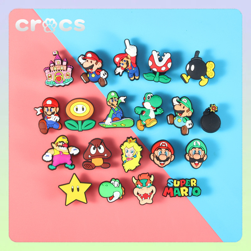 jibbitz crocs Super Marie series jibbitz crocs เกาหลี crocs jibbitz jibbitz crocs ของแทั