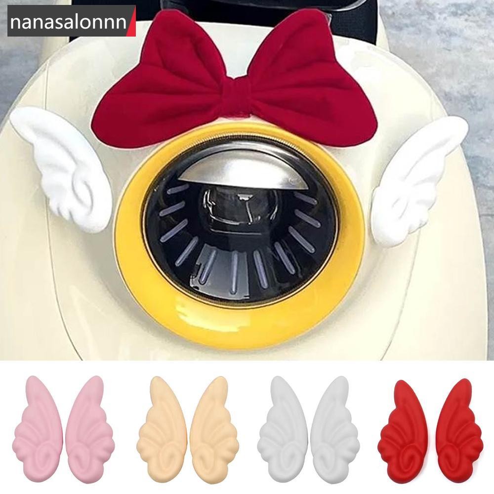 Nanasn| 2ชิ้นรถจักรยานยนต์หมวกกันน็อคตกแต่งปีกมุมสติกเกอร์หมวกกันน็อคตกแต่งสําหรับรถมอเตอร์ไซด์อุปกรณ์จักรยาน ก3โอ3 ราคา ถูกที่สุด ดีลบีเคเค