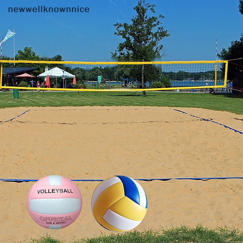 Newwellknownnice ขนาดมาตรฐาน 5 วอลเลย์บอล PVC ทนต่อการสึกหรอป้องกันการระเบิดเกมการฝึกอบรม Ball เครื่องเด้งสูงตะเข็บวอลเลย์บอล TH