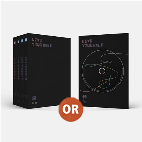 Bts อัลบั้มที่ 3 ปกติ รักตัวเอง Tear [Tear [1 สุ่ม y/o/u/r]1 ประเภท)