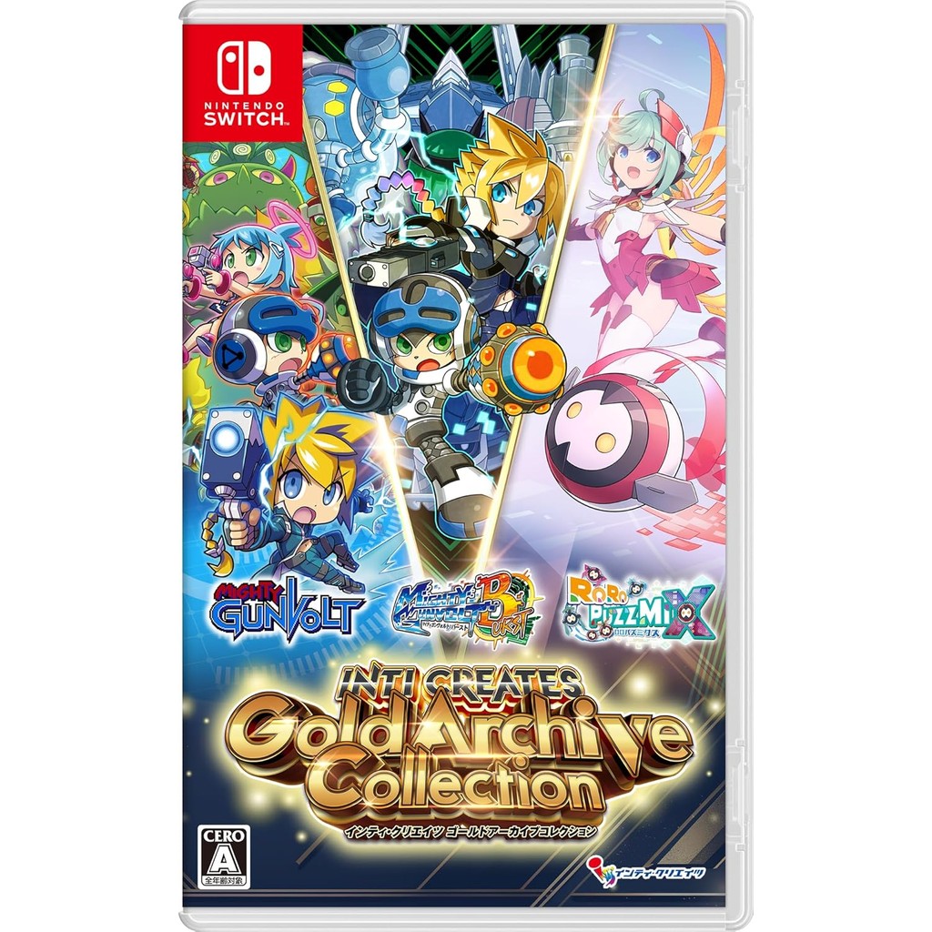 แผ่นเกม Nintendo Switch 🎮 Inti Creates Gold Archive Collection | แท้มือ1 🆕 | Zone2 ญี่ปุ่น (เปลี่ยน 