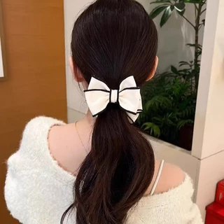 แฟชั่น Bowknot กิ๊บติดผมผมหางม้าสูง Hairpin Headwear อุปกรณ์เสริม