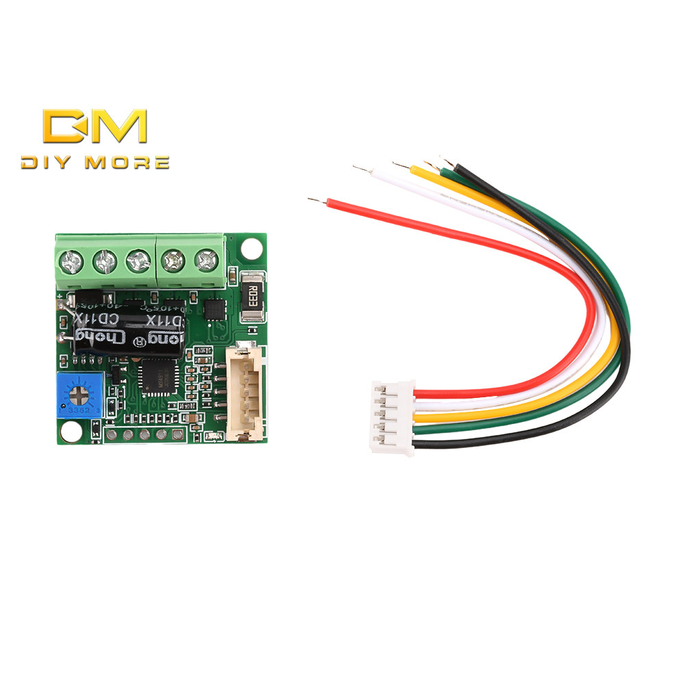 Diymore DC6-24V 100W BLDC สามเฟส DC Brushless พร้อม Hall มอเตอร์แบบเหนี่ยวนํามอเตอร์ควบคุมความเร็ว 6