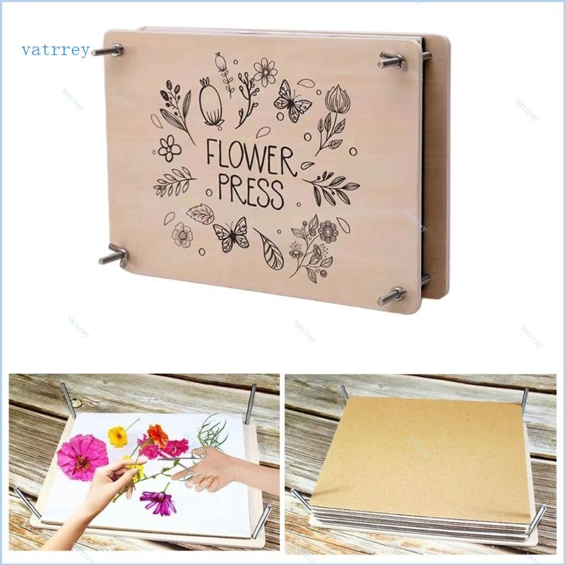 Va Flower Press Kids Flower Plant Press Leaf Press สําหรับ DIY