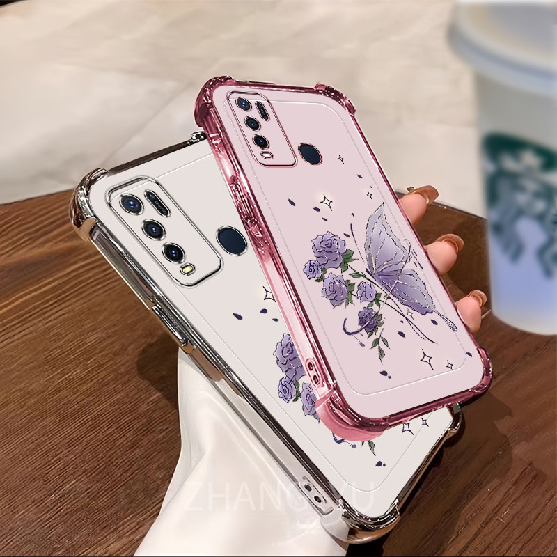 เคส VIVO Y30 Y30i Y50 เคสโทรศัพท์ ซิลิโคน ป้องกันสี่มุม CHD