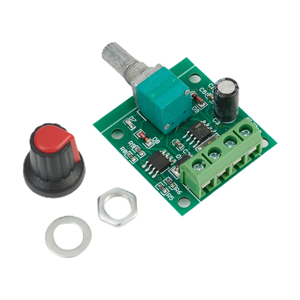 [LSAR] มอเตอร์ DC 1.8V 3V 5V 6V 12V PWM ตัวควบคุมความเร็วชุดสวิตช์ลูกบิดโพเทนชิโอมิเตอร์