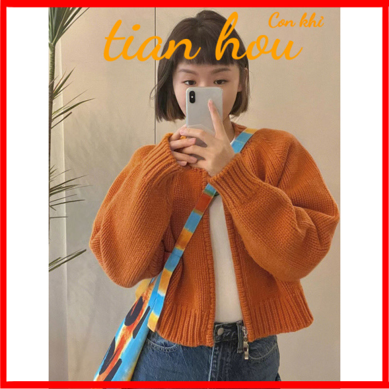 สินค้าใหม่เสื้อสเวตเตอร์ถักนิตติ้งสไตล์ชาแมทช์ง่ายสำหรับผู้หญิงเสื้อสเวตเตอร์แฟชั่นสไตล์ตะวันตกลดอายุแบบลำลองดูผอมและดูหรูหราหนา y52f