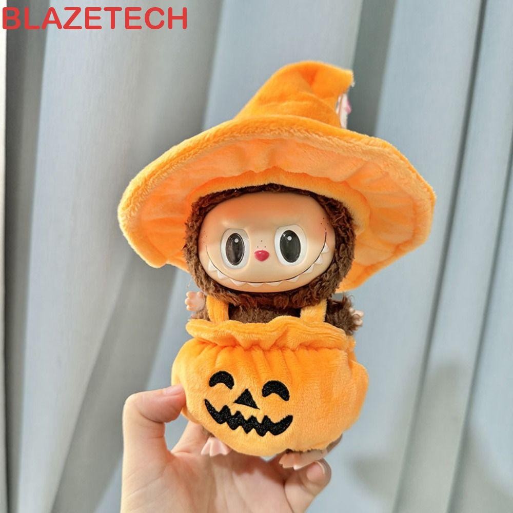 Blazetech นั่ง Party Labubu เสื้อผ้าตุ๊กตา,คอลเลกชันชุดฟักทองฮาโลวีน Annoying ตุ๊กตาเป็ดชุด, DIY เปลี่ยนชุดมินิผ้าฝ้ายตุ๊กตาเสื้อผ้าเด็กทารกจี้
