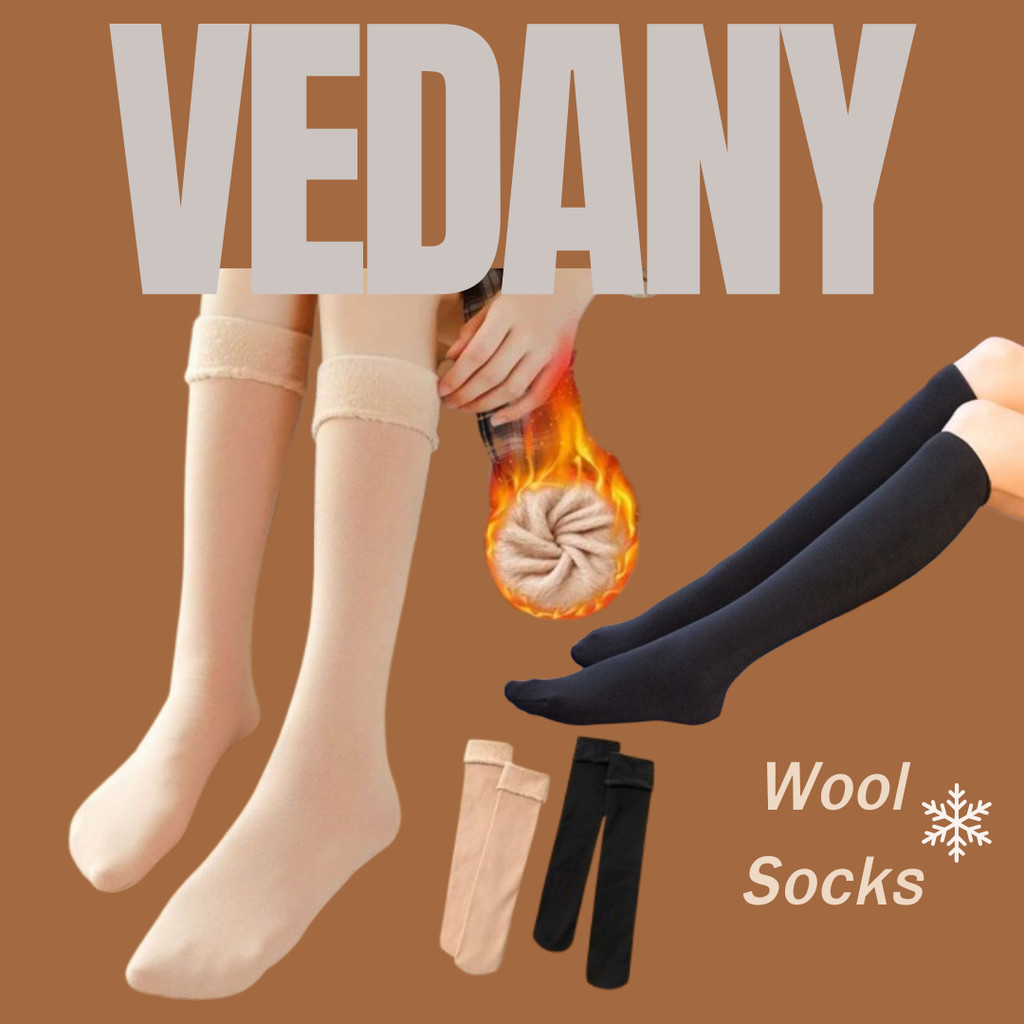 ถุงเท้าบุขนกันหนาว ลุยหิมะ Snow Hi * รุ่นยาว ใต้เข่า VDN-Socks 10