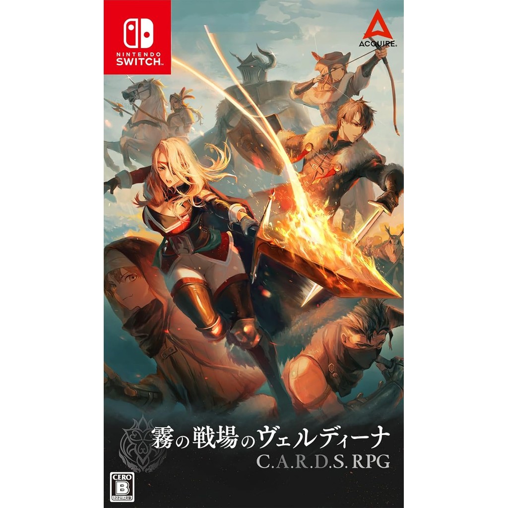 แผ่นเกม Nintendo Switch 🎮 C.A.R.D.S. RPG : The Misty Battlefield | แท้มือ1 🆕 | Zone2 ญี่ปุ่น 🇯🇵 (เปล