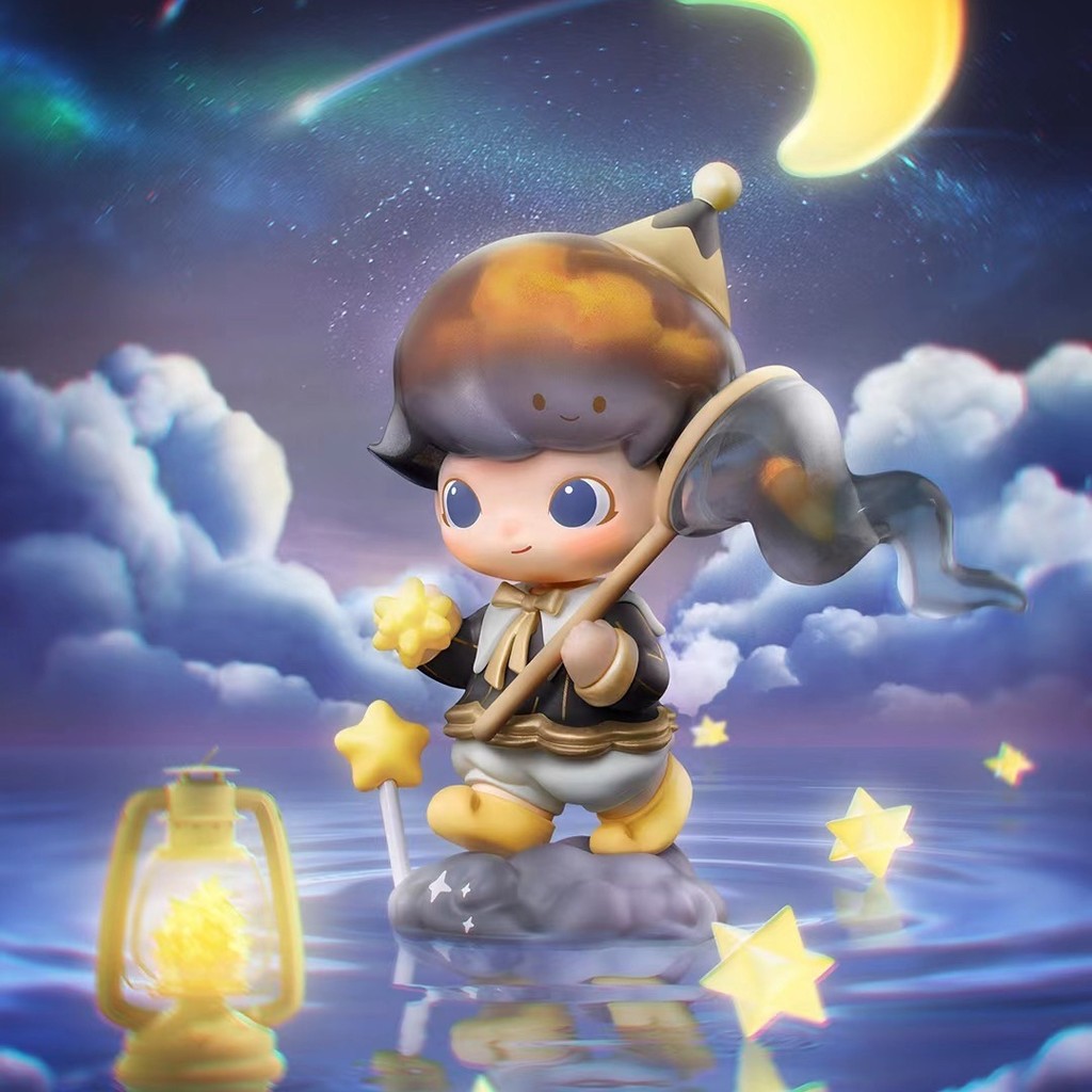 Popmart dimoo แท้สวม Wonders Series POP MART ของเล่นศิลปะอย่างเป็นทางการ