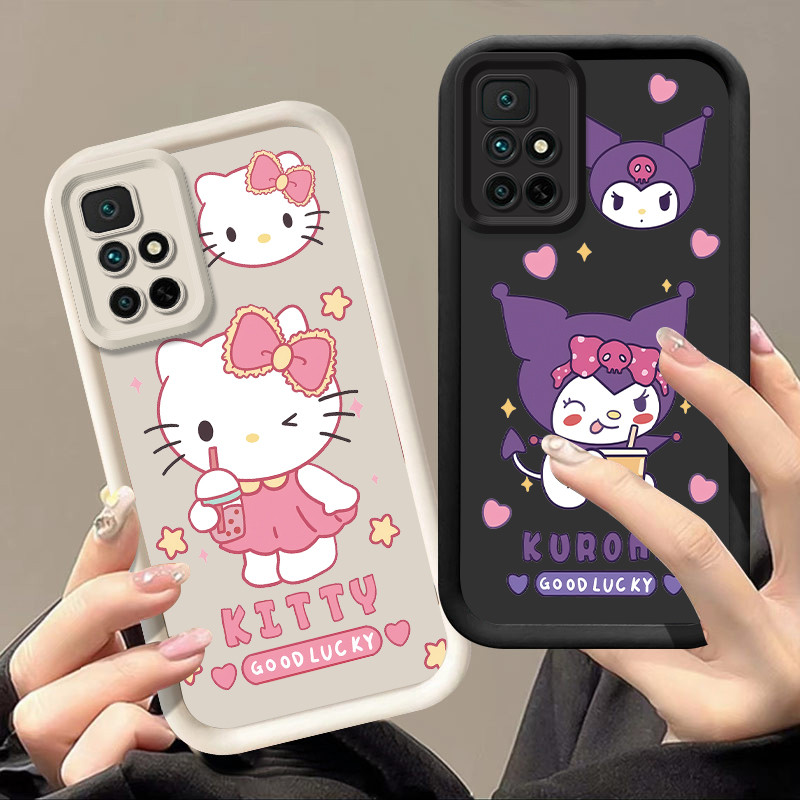 เคส redmi 10 เคสโทรศัพท์ hello kitty&Kuromi สําหรับเคส redmi 10 4g bts