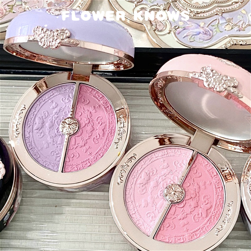 FLOWER KNOWS บลัชออนไหล่เมฆผีเสื้อ บลัชออน บลัชออนทูสี ไฮไลท์สี บลัชออนสีบลัชออน