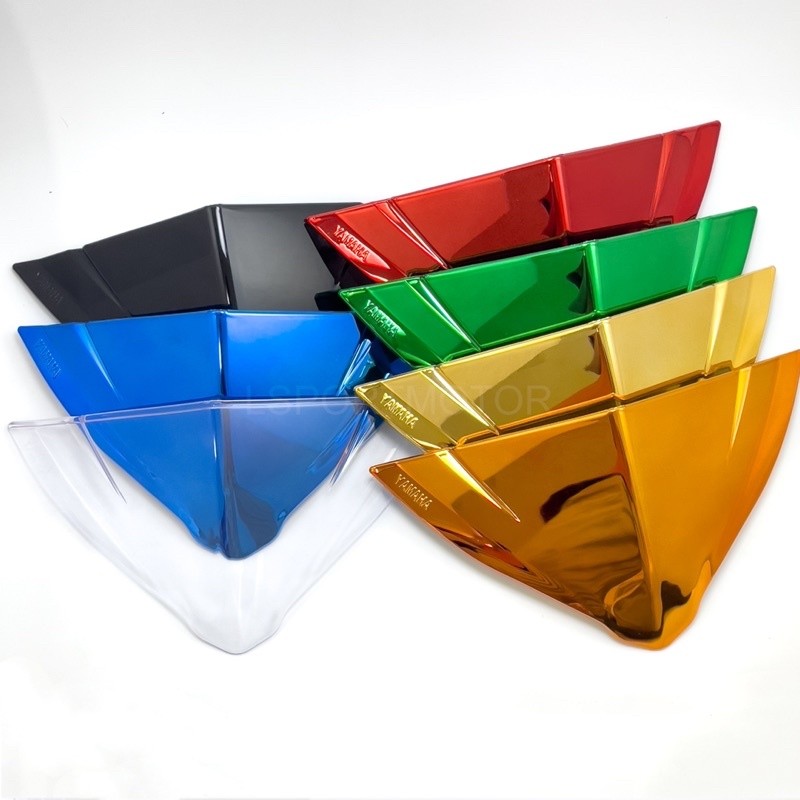 YAMAHA LC135-NEW 2 COWLING VISOR *BIG ( BLACK / CLEAR / BLUE / RED / GREEN / ORANGE / GOLD ) WINDSHI
