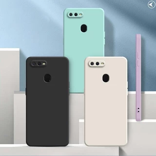 เคส OPPO A5S A7 A12 สีทึบ OPPO A7 / A12 / A5S เคสซิลิโคนป้องกันการตกสีธรรมดาเรียบง่าย YT