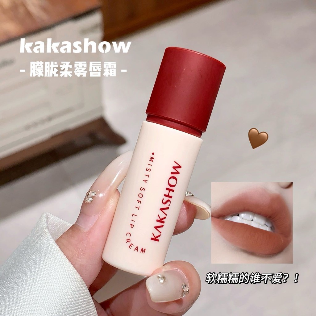 Kakashow Misty Lip Cream Matte Lipstick Natural Lip Glaze