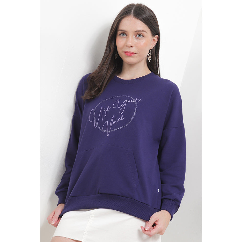 เสื้อสเวตเตอร์โอเวอร์ไซส์ผู้หญิง Cardinal G0164J09E