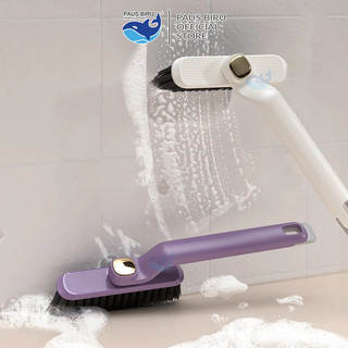 Paus Biru - Sikat Toilet 3in1 Pembersih Lantai Kamar Mandi Wastafel Dapur Kamar Mandi Dapur Jendela Toilet Serbaguna Bisa Berputar 360 Derajat