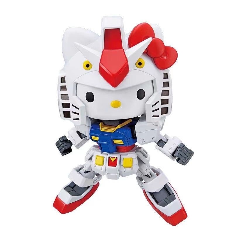 RX-78-2SD รุ่น Yuanzu Gundam รุ่นกันดั้ม Kitty Hello Kitty สินค้าใหม่ประกอบ58ri