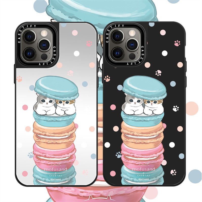 Casetify X Chef เคสพิเศษ PC Sliver กระจกสีดํา Hard iPhone สําหรับ iPhone 16 15 14 13 12 11 Pro MAX IX XS MAX XR 6 6s 7 8 Plus เคสกันกระแทก