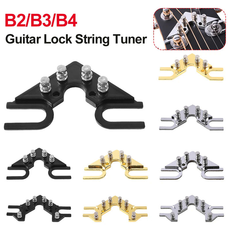 B2/B3/B4 Guitar Lock String Tuner Chrome Guitar String Butler Guitar Accessory Guitar String Winder 
