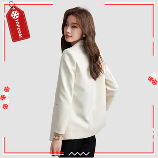 TOPCOAT เบลเซอร์หญิง สูทผู้หญิง (Blazer01) 4 กระดุมทอง (1 ตัว) Size : S-3XL